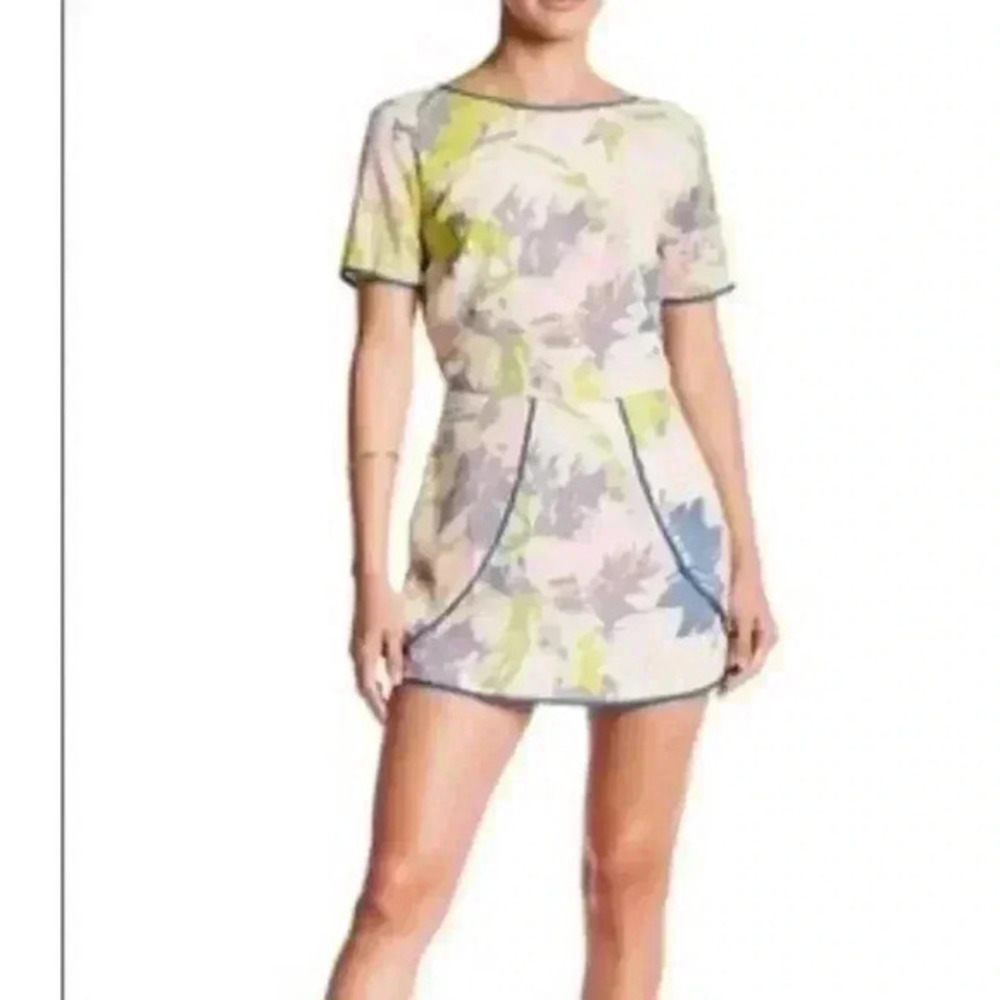 Adelyn‎ rae Floral skirt romper with pockets